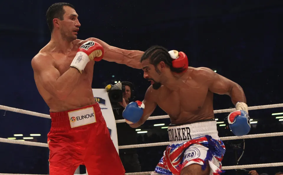 Haye did end up losing on points to Vitali's brother Wladimir in 2011