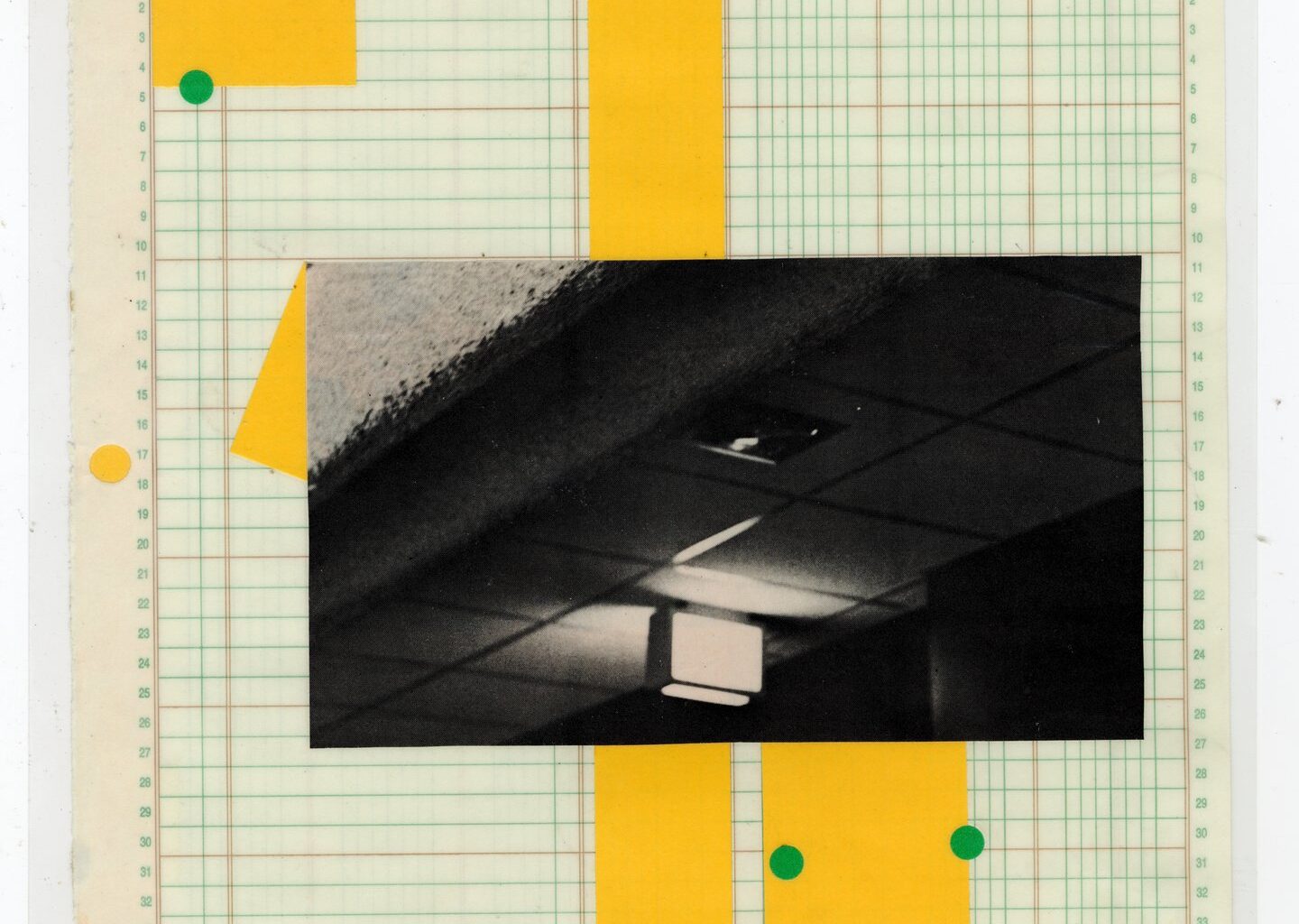 Zander Raymond’s improvised collages are made from daily debris and things you might find in the bin