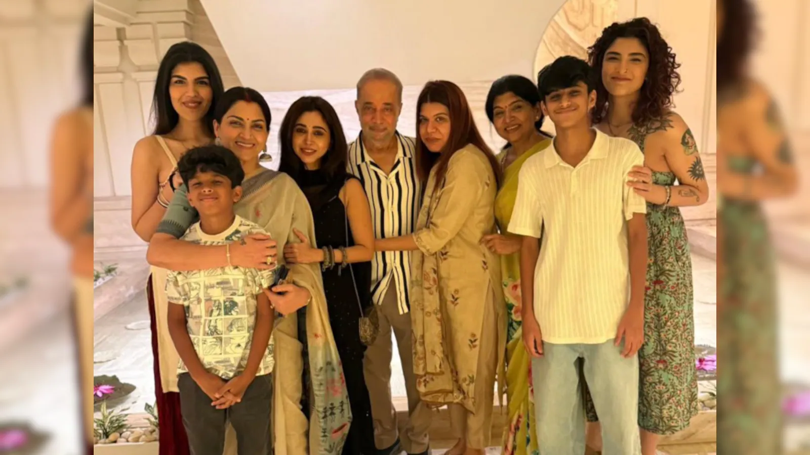 Khushbu Sundar Shares Photo With Aarti Ravi And Kids, Calls Them "Family" Amid Feud With Ravi Mohan