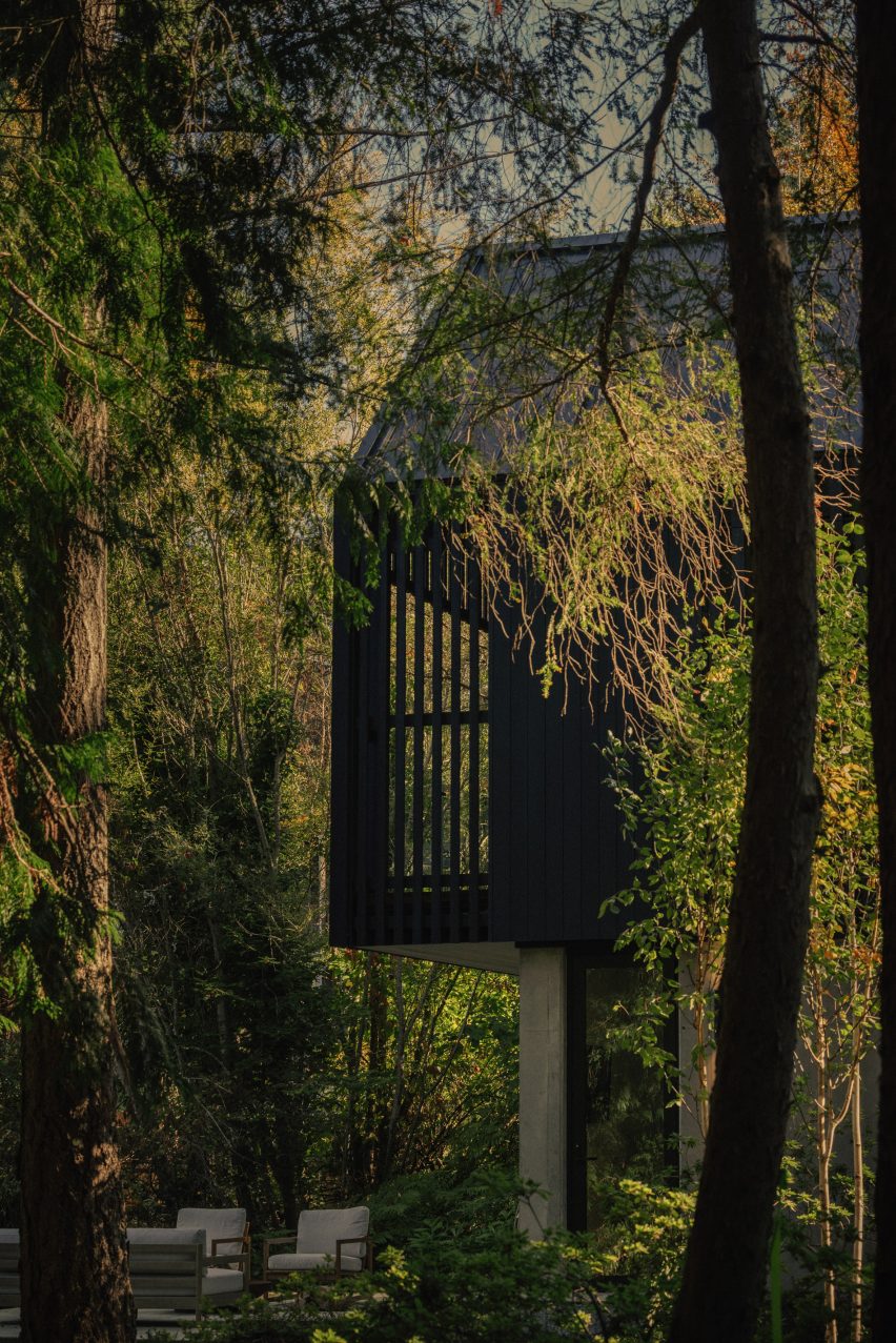 Little Giant Office Interior cabin on Vancouver Island