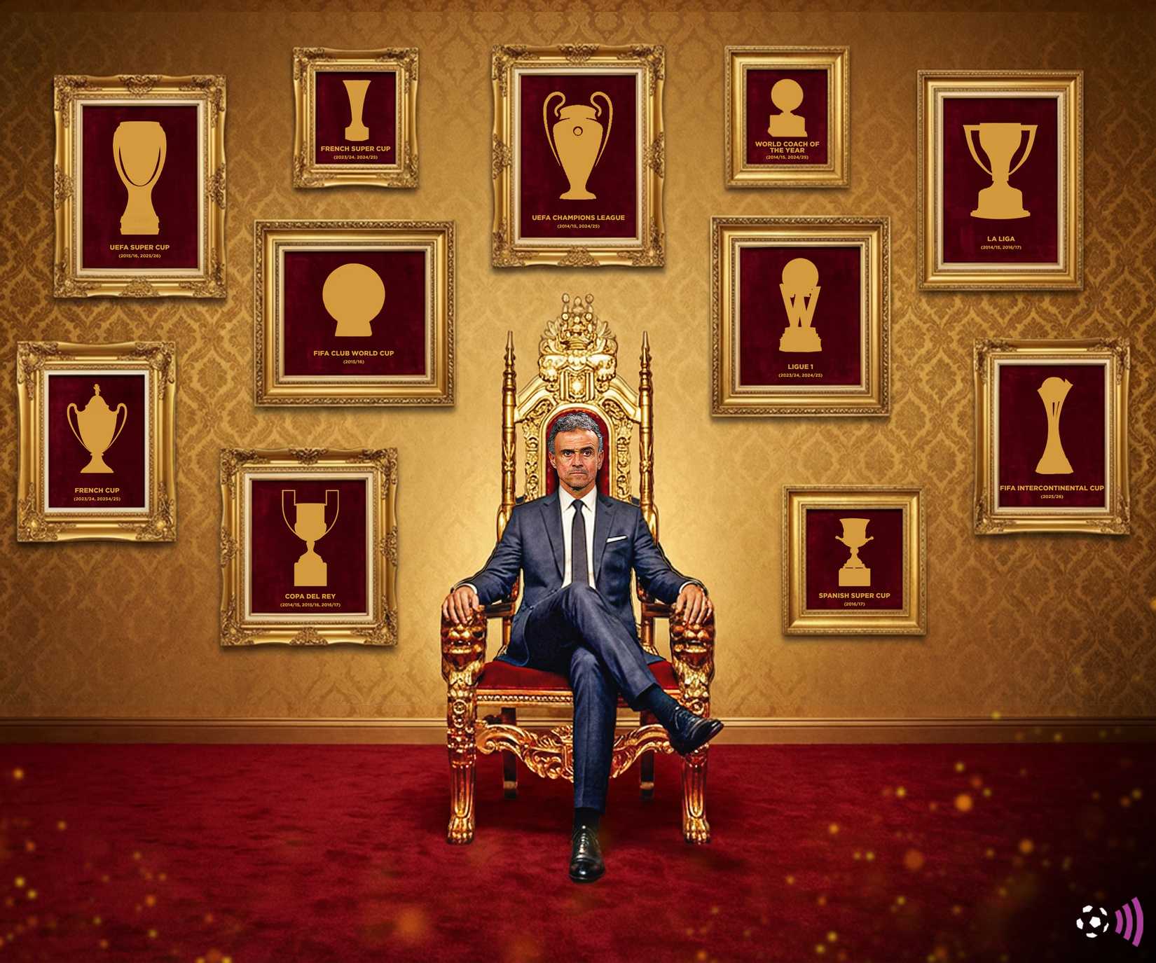 Luis Enrique titles won (timeless)