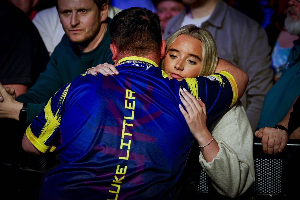 Luke Littler has revealed that his girlfriend Faith Millar has put the brakes on his dream of stepping into the boxing ring - despite the teenage darts sensation admitting he would 'love' to fight on a future Misfits card