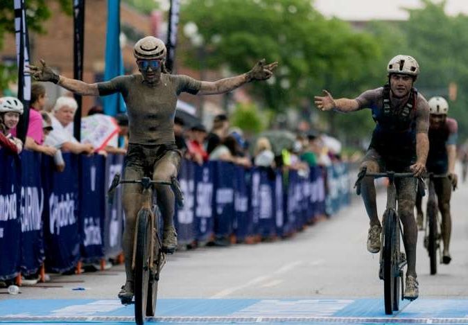 Kylee Hanel (Cervelo-Maxxis) wins the women's division of 2026 Unbound Gravel 100