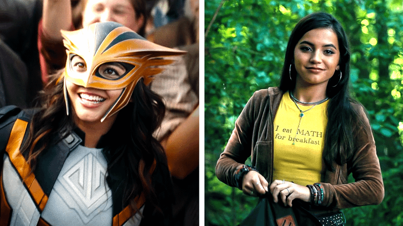 Isabela Merced as Hawkgirl in Superman, Isabela Merced as Anya Corazon in Madame Web