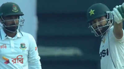 Mohammad Rizwan antics rile up Litton Das; heated exchange follows in BAN vs PAK 2nd Test - Watch