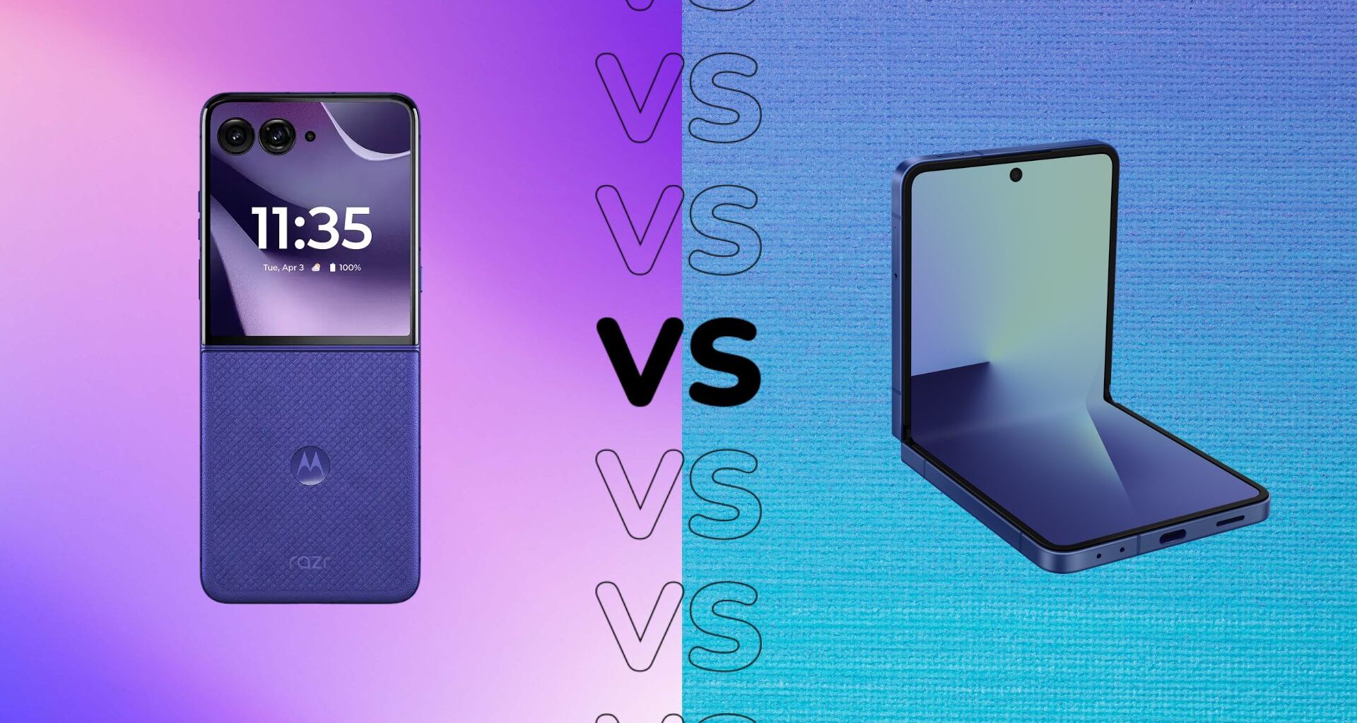 The flagship flip phones compared
