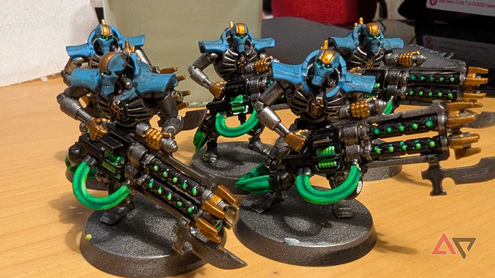 Some Necron Immortals painted up.