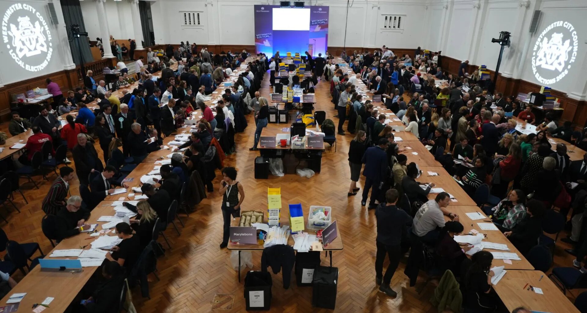 Farage says early results put Reform on course for General Election win as Labour battered