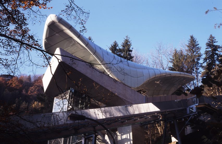 Shell structure in Austria by Zaha Hadid