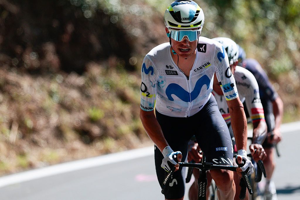2026 Giro d'Italia: Enric Mas during a break