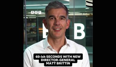 Get to know new BBC Director-General Matt Brittin in 60-ish seconds - BBC
