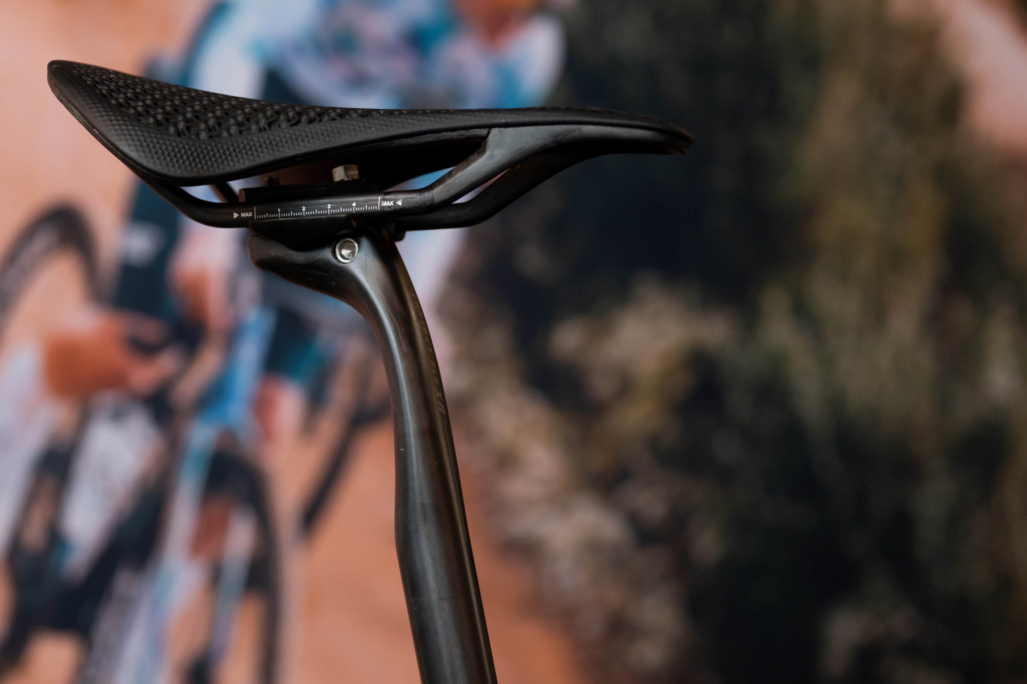 Closeup of the seatpost