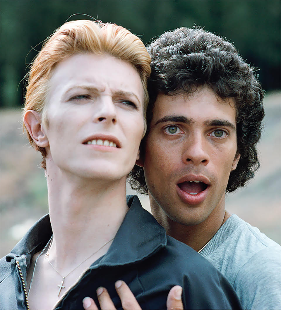 David Bowie and Geoff MacCormack