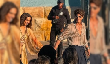 Pregnant Deepika Padukone With Shah Rukh Khan On King Set In Cape Town