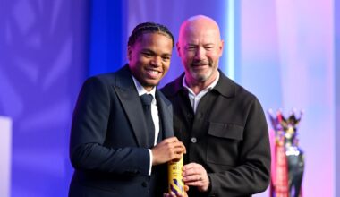 Rio Ngumoha wins Premier League Debutant of the Season and Scholar of the Year awards