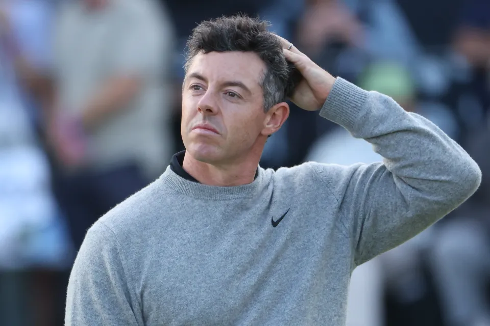 McIlroy has cut a frustrated figure at Aronimink