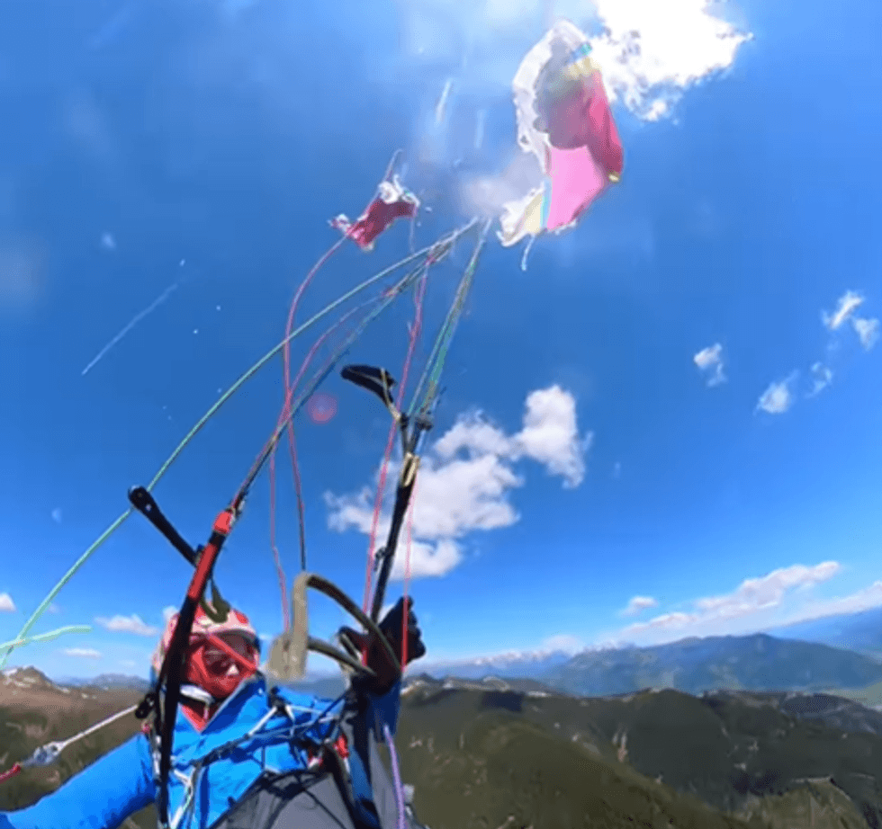 Sabrina the paraglider