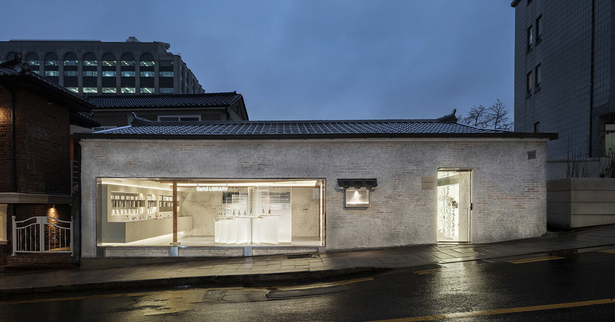 salte library in seoul combines fragrance, literature, and spatial storytelling