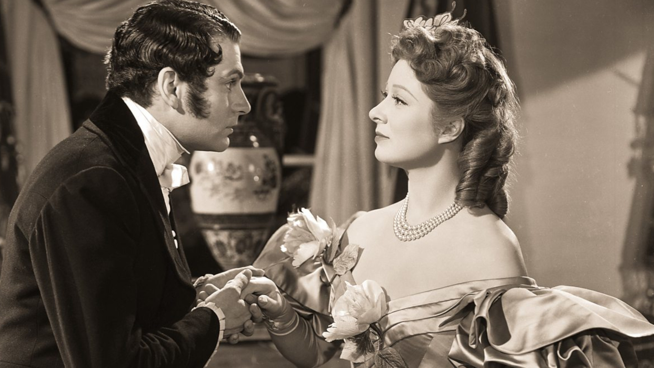 Greer Garson and Laurence Olivier from 1940 movie Pride and Prejudice