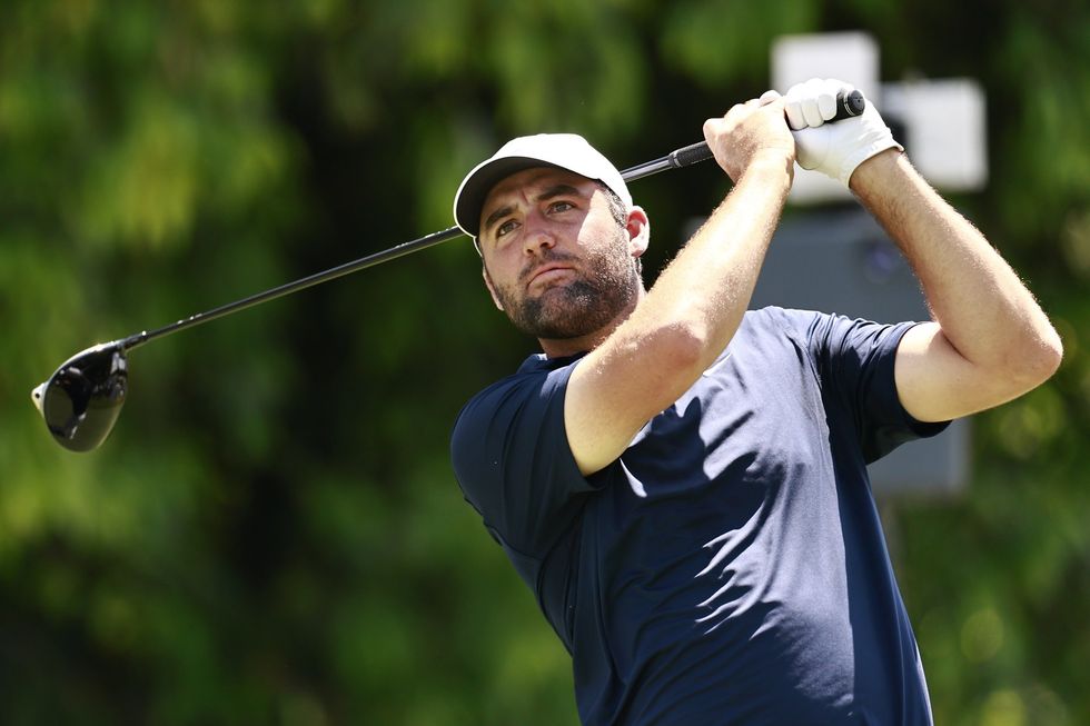 Scottie Scheffler brushed off a question regarding LIV Golf following a frustrating opening round at the Cadillac Championship in Doral