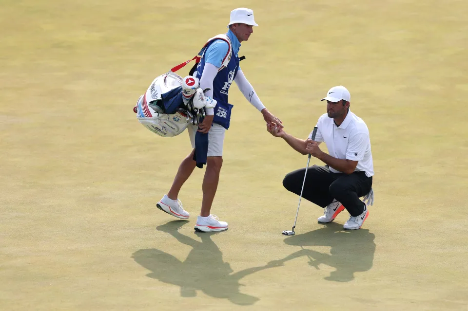 Scheffler's putting has not been great this week