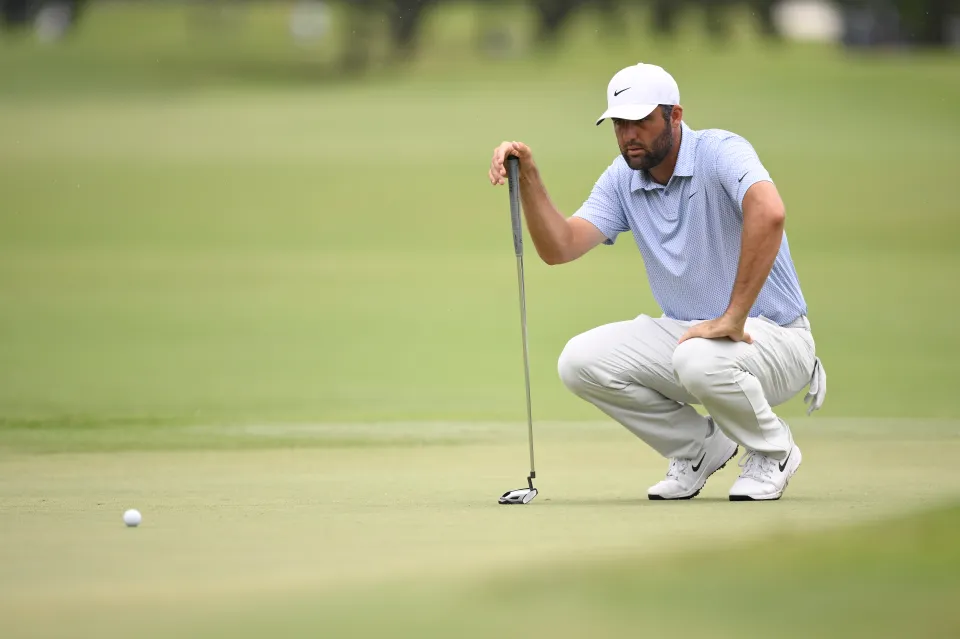 Scheffler is closing in on victory at the PGA Championship
