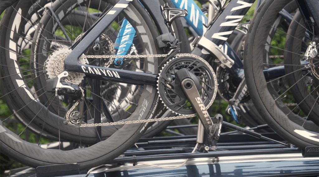 2024 tdf tech trends – Movistar Sram Red AXS drivetrain