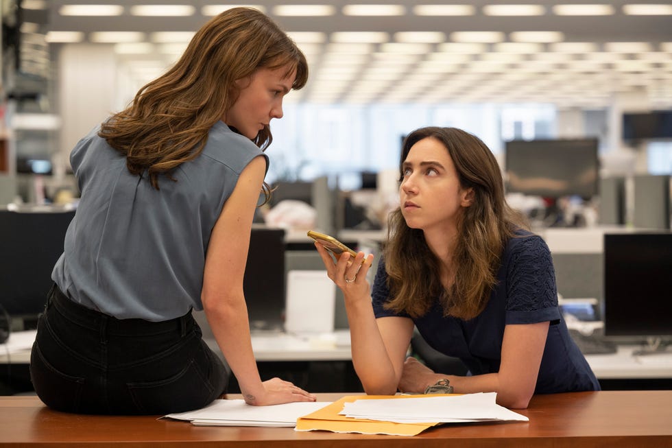 Carey Mulligan and Zoe Kazan in She Said carey mulligan and zoe kazan in she said