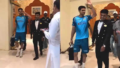 IPL 2026: Shubman Gill's salute to father Lakhwinder Singh ahead of GT vs RR match goes viral - WATCH