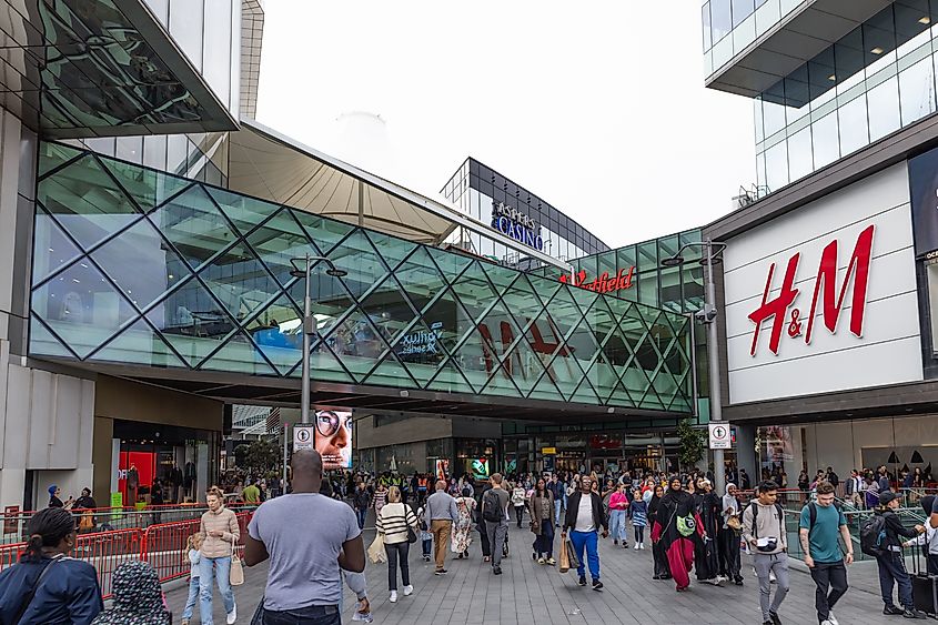Westfield Stratford City Editorial credit: Tartezy / Shutterstock.com