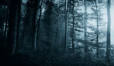Ghostly girl sculptures haunt the woods at Jupiter Artland