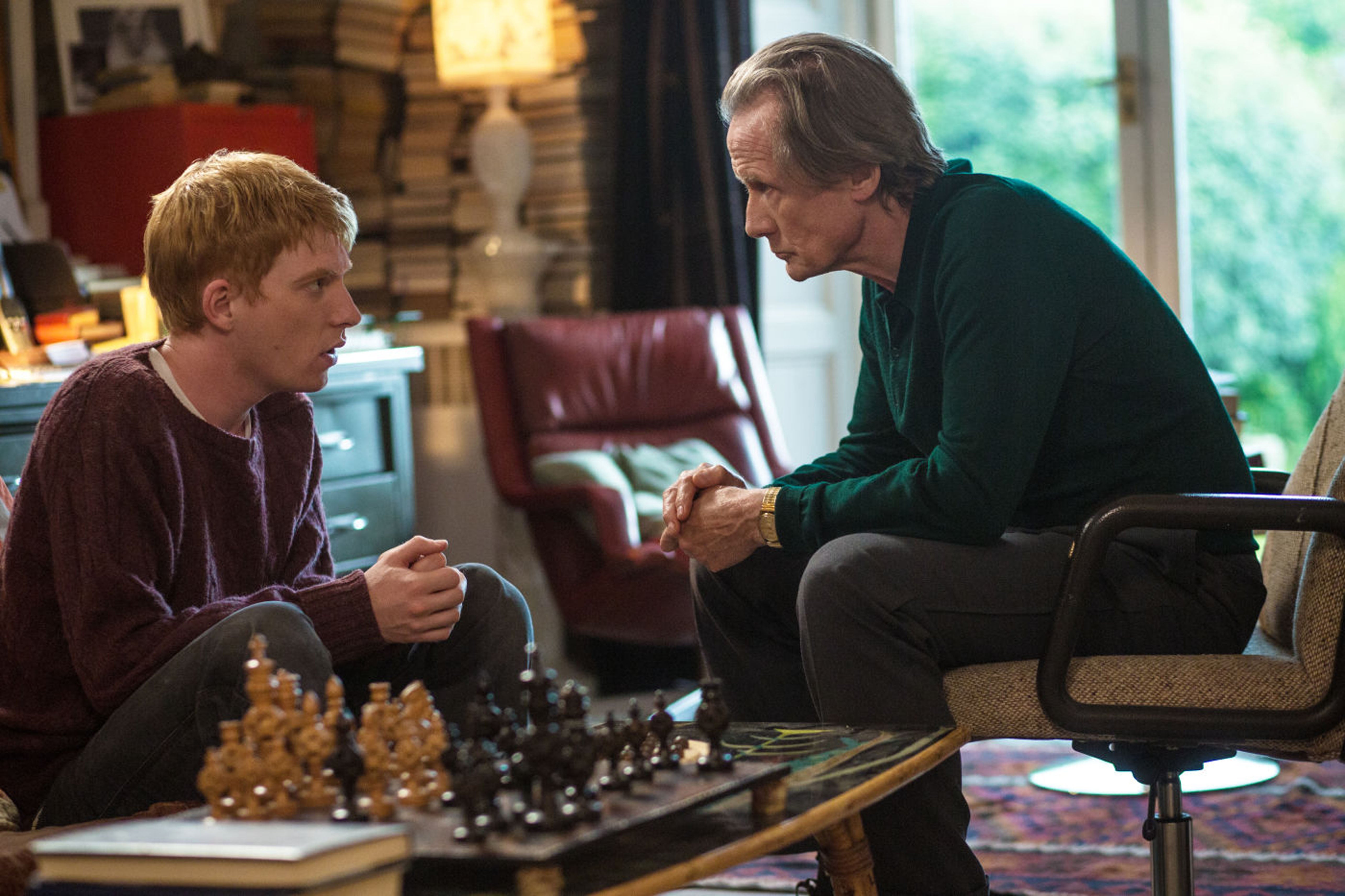 Domhnall Gleeson and Nighy in the romcom ‘About Time’
