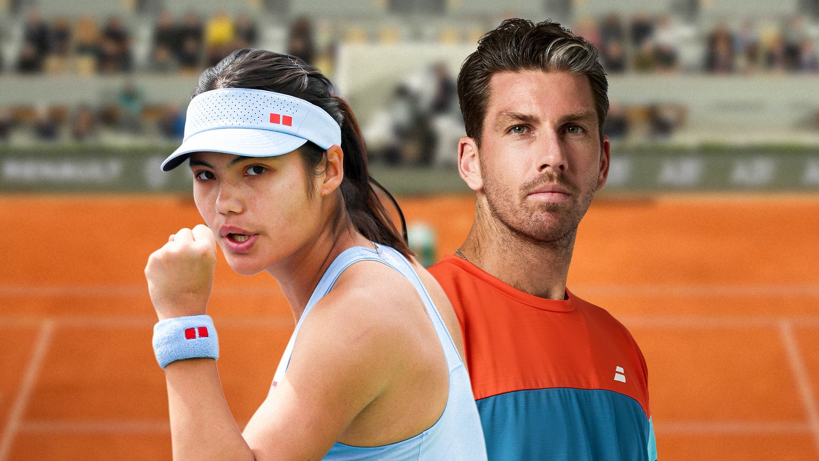 Emma Raducanu and Cameron Norrie: French Open