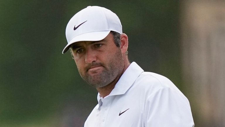 Scottie Scheffler at the PGA Championship