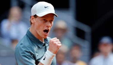 Jannik Sinner on course to win five straight Masters 1000 titles after swatting aside Arthur Fils to reach Mutua Madrid Open final | Tennis News