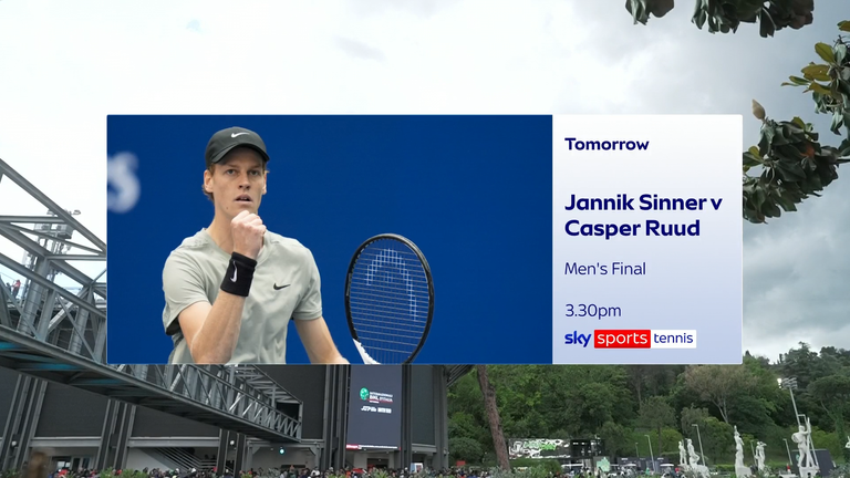 Jannik Sinner vs Casper Ruud: Italian Open final