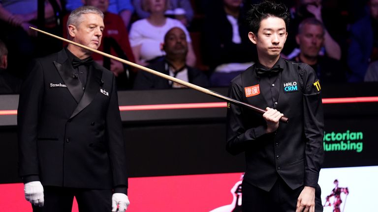 Wu dazzled the crucible crowd with aggressive shot-making
