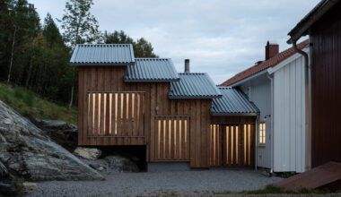 Smallholding at Nesjestranda extension by Rever & Drafe