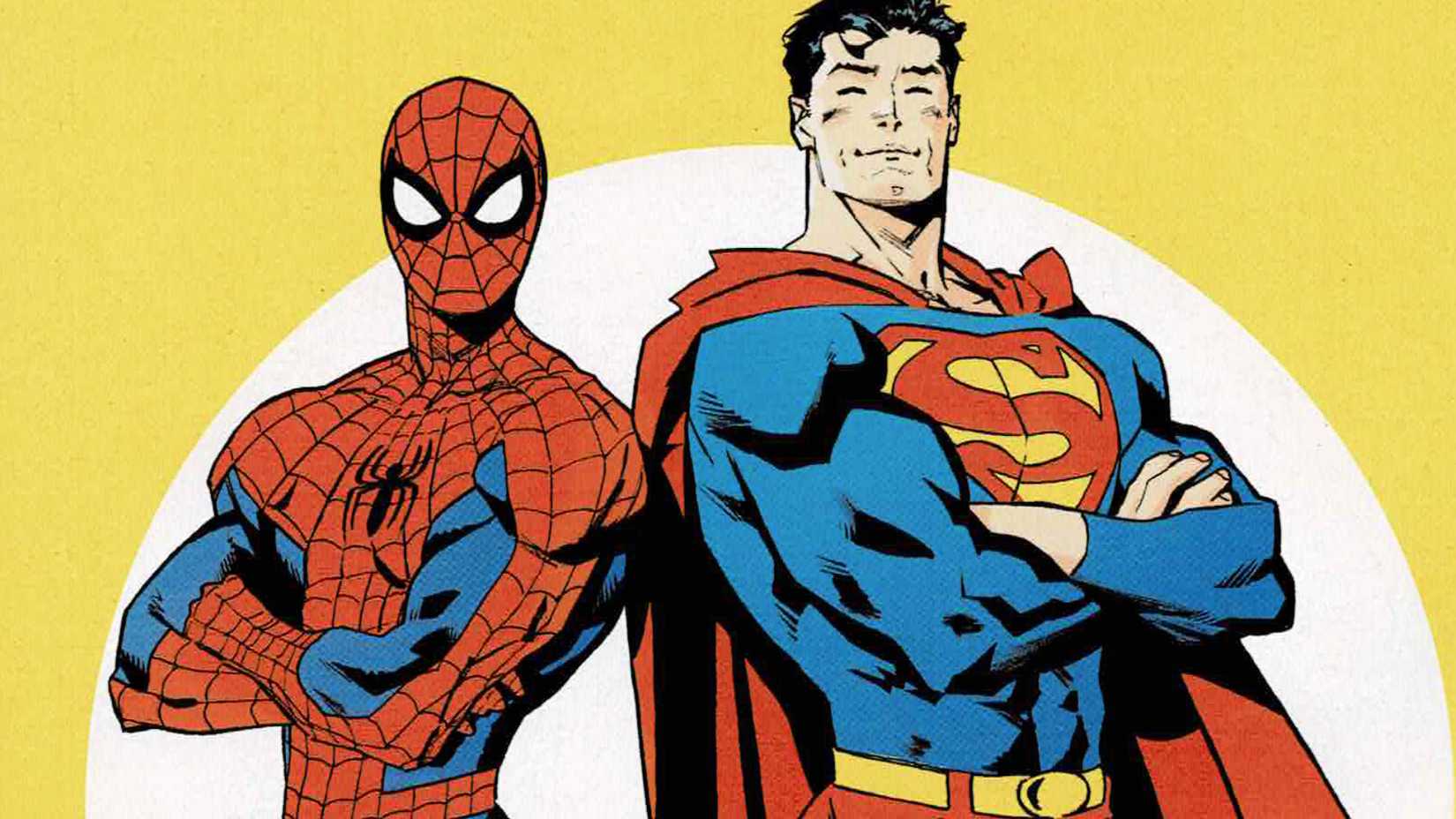 Spider-Man and Superman Jorge Jimenez Art