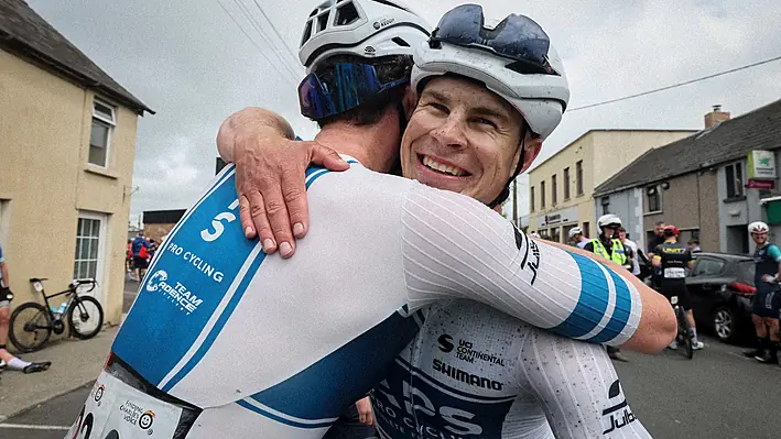 Stage winner Liam Flanagan: My Irish team mates have told me about Paddy Flanagan