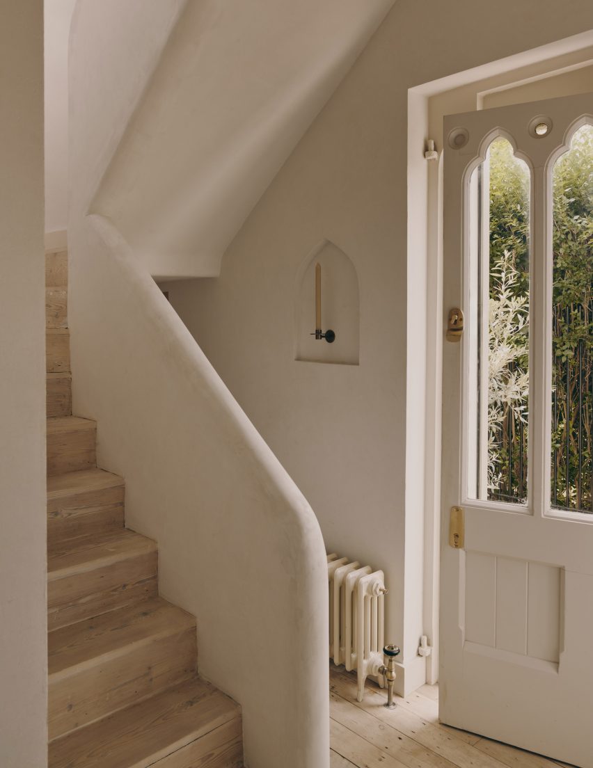 Interior view of updated historic home by Studio Hallett