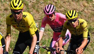 From dominator to domestique? Jonas Vingegaard says he'd be 'very proud' to help Davide Piganzoli and Sepp Kuss in final Giro d'Italia mountain stages