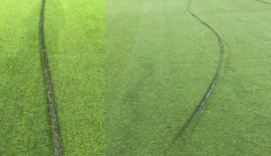 'Outrageous' act of vandalism at Eastbourne's prestigious Devonshire Park tennis court