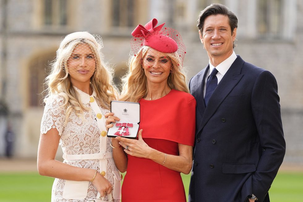 Tess Daly, Vernon Kay and Phoebe Kay