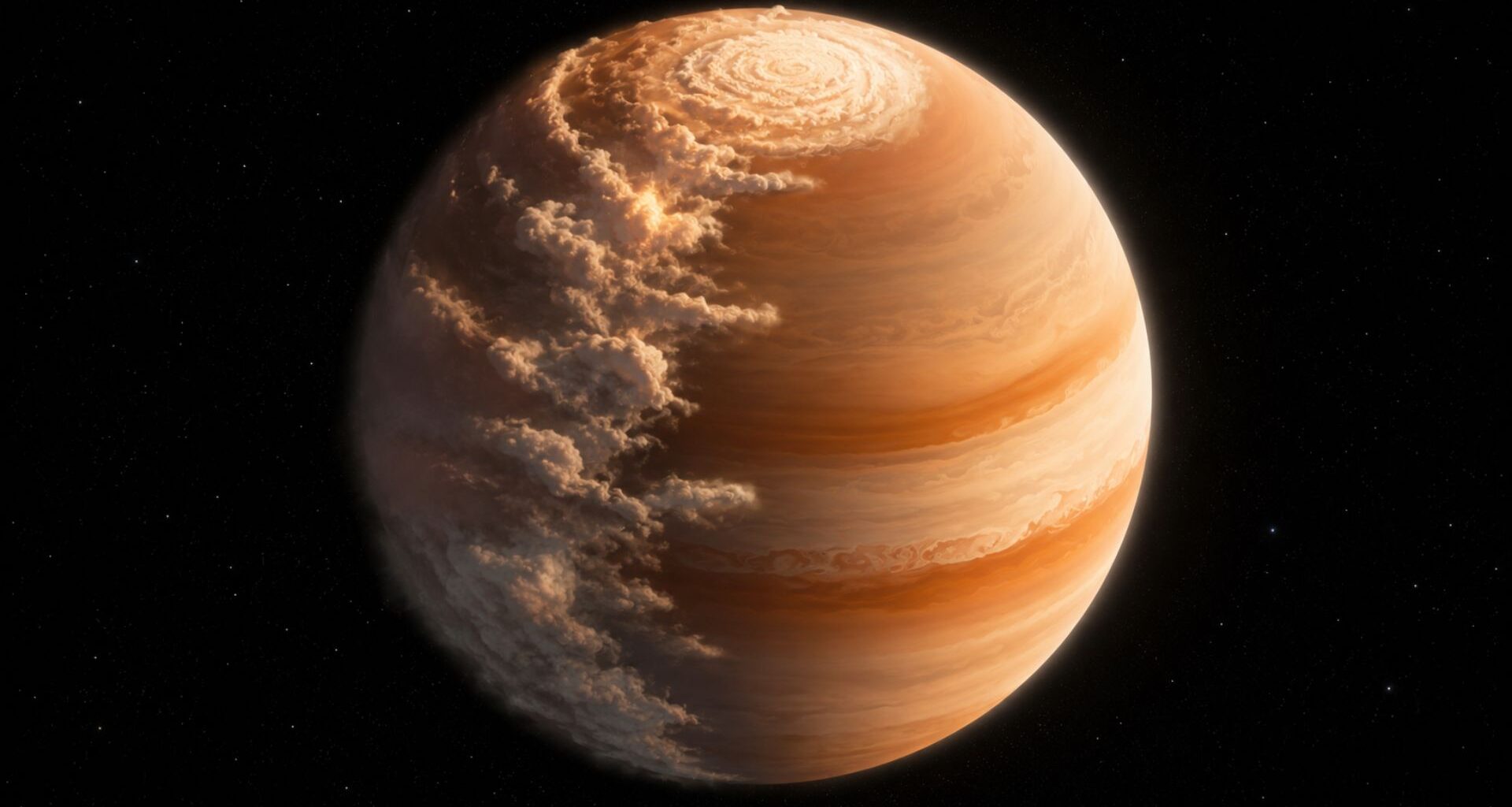 The James Webb telescope spotted a planet 700 light-years from Earth with mornings full of sand clouds and nights with clear skies, the temperature difference between the two hemispheres reaches an impressive 170 degrees.