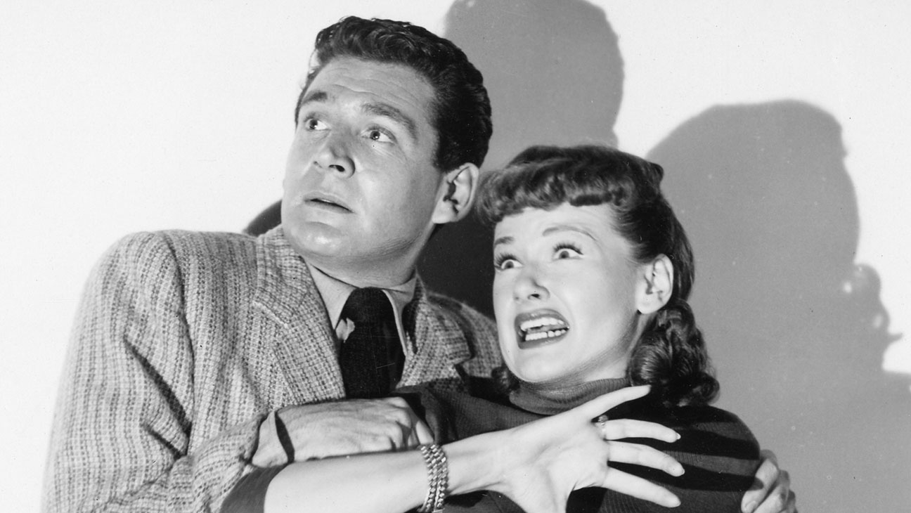 Ann Robinson and Gene Barry in 'The War of the Worlds'