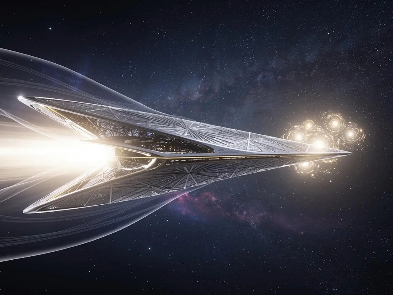 These light-powered mini-ships could reach another star in just 20 years