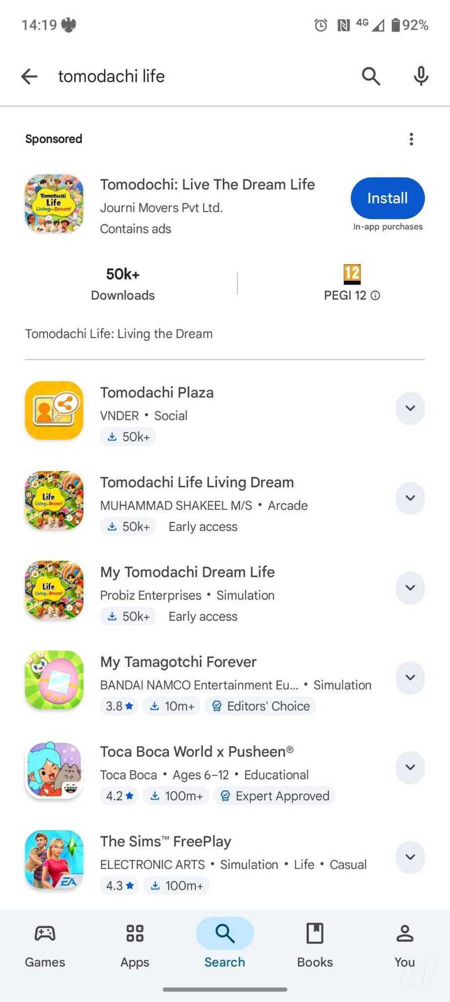 Tomodachi Life Google Play