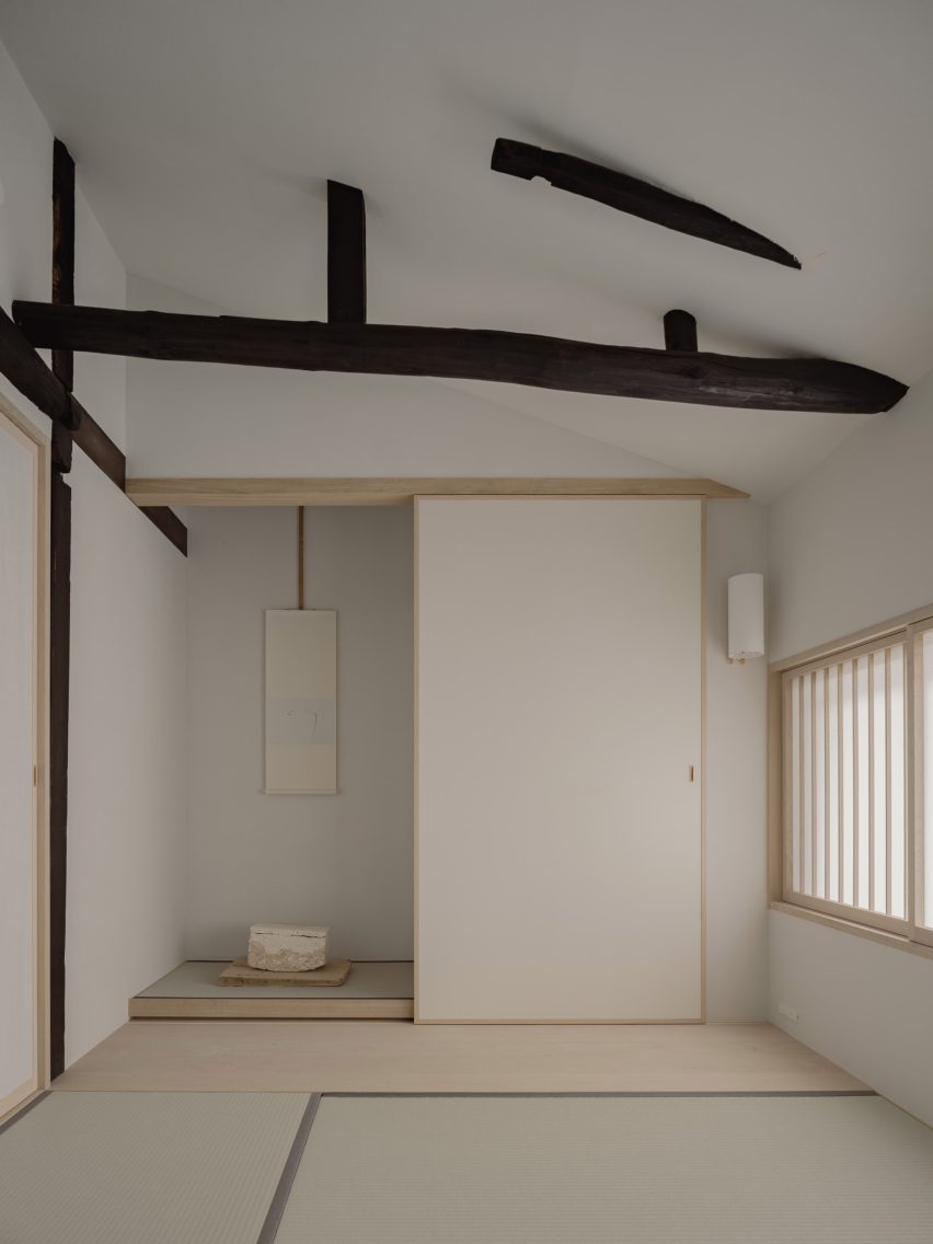 White space in Kyoto rental home