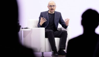 Demis Hassabis, CEO of Google DeepMind, speaks during the 'Google for Korea 2026' event at the Westin Josun Seoul in Seoul, South Korea, on April 29, 2026.